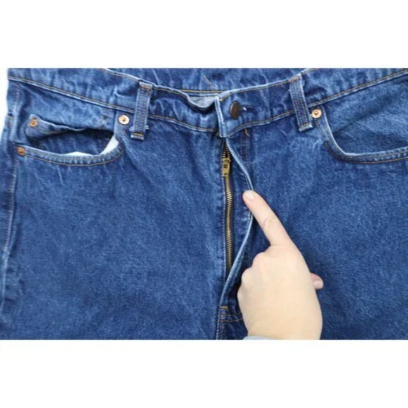 Vintage 80s Levis 517xx Mens 38x33 Distressed Flared Wide Leg Bootcut Jeans USA